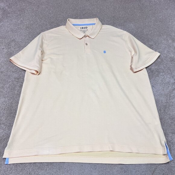 Izod Polo Men’s Yellow Short Sleeve Size XXL - Picture 1 of 11